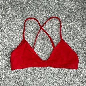Red JOLYN bathing suit top!